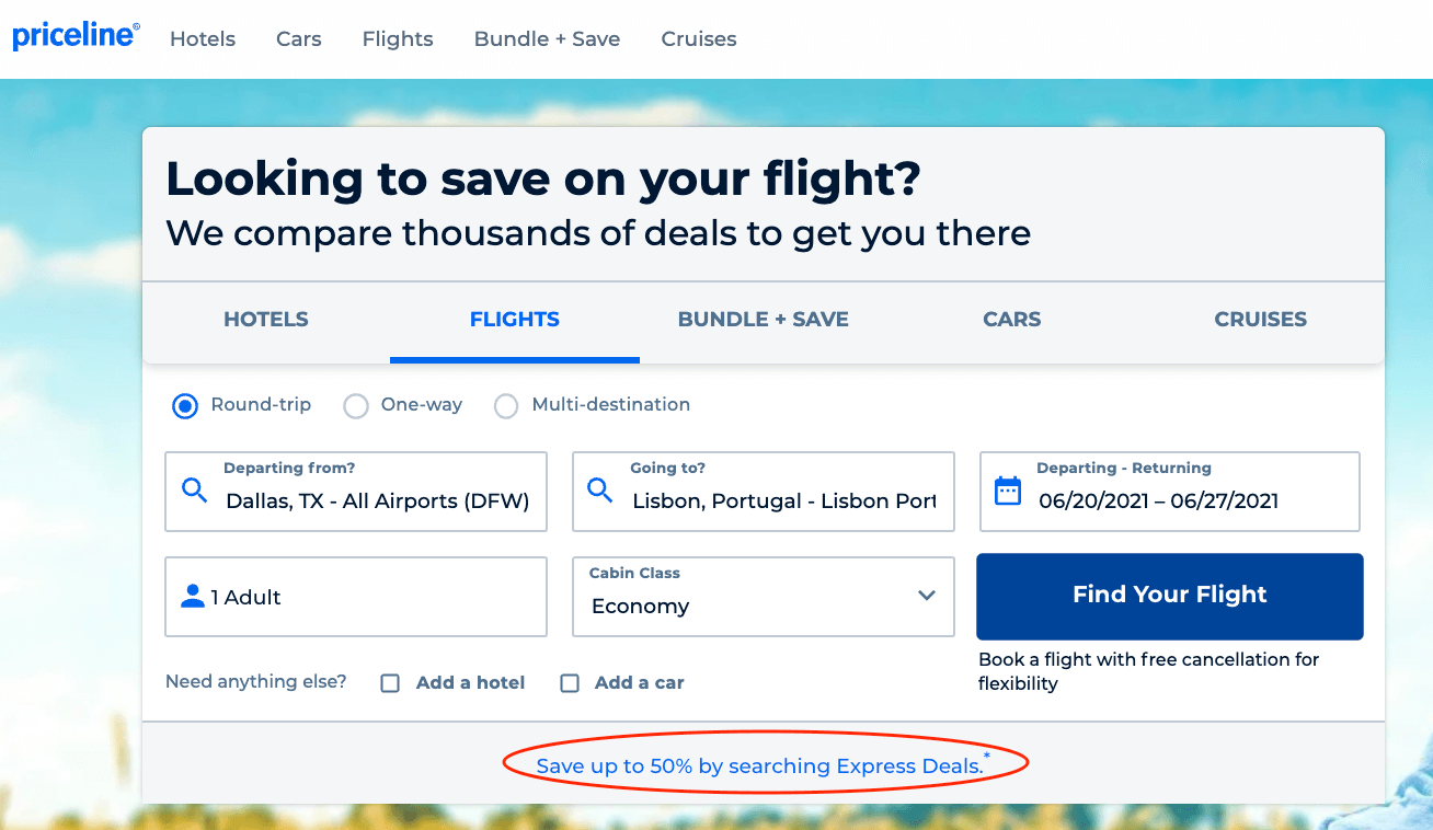 How to Use Priceline to Find Cheap Flights Dollar Flight Club