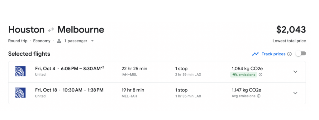 flight prices from houston to melbourne | mistake fare comparison | dollar flight club