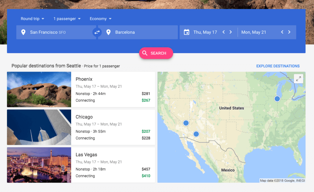 google flights