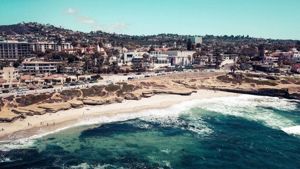 San Diego coast line