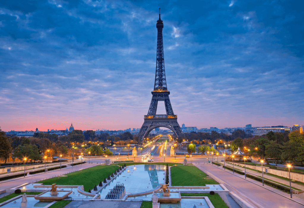 Eiffel Tower in Paris, one of the Cheapest European Cities to Fly Into