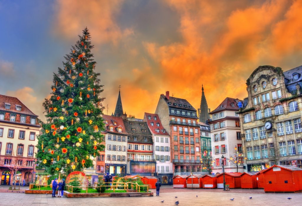 Strasbourg, France​ during Christmas