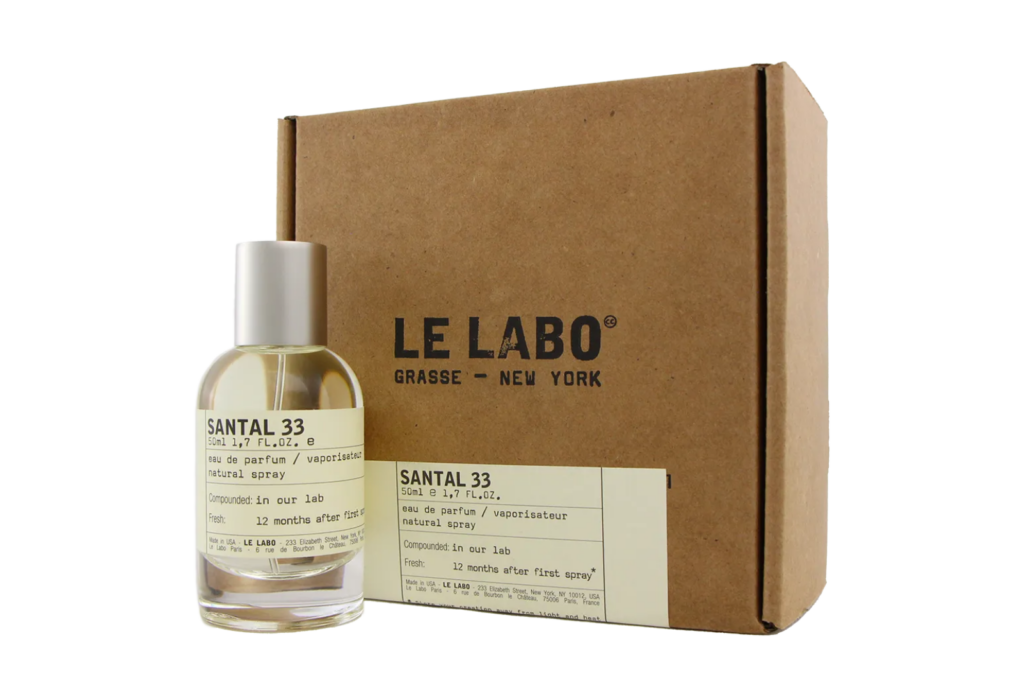 MicroPerfumes gifts for travelers, Le Labo Santal 33