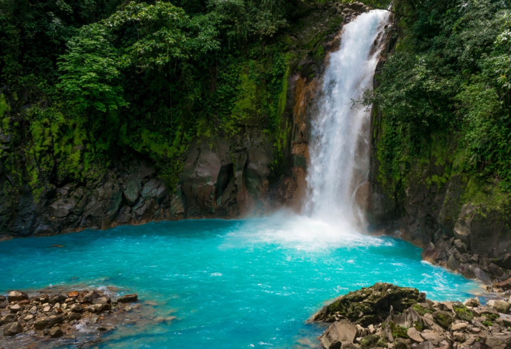 waterfall in Costa Rica