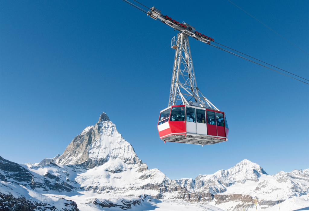 Zermatt, Switzerland skiing