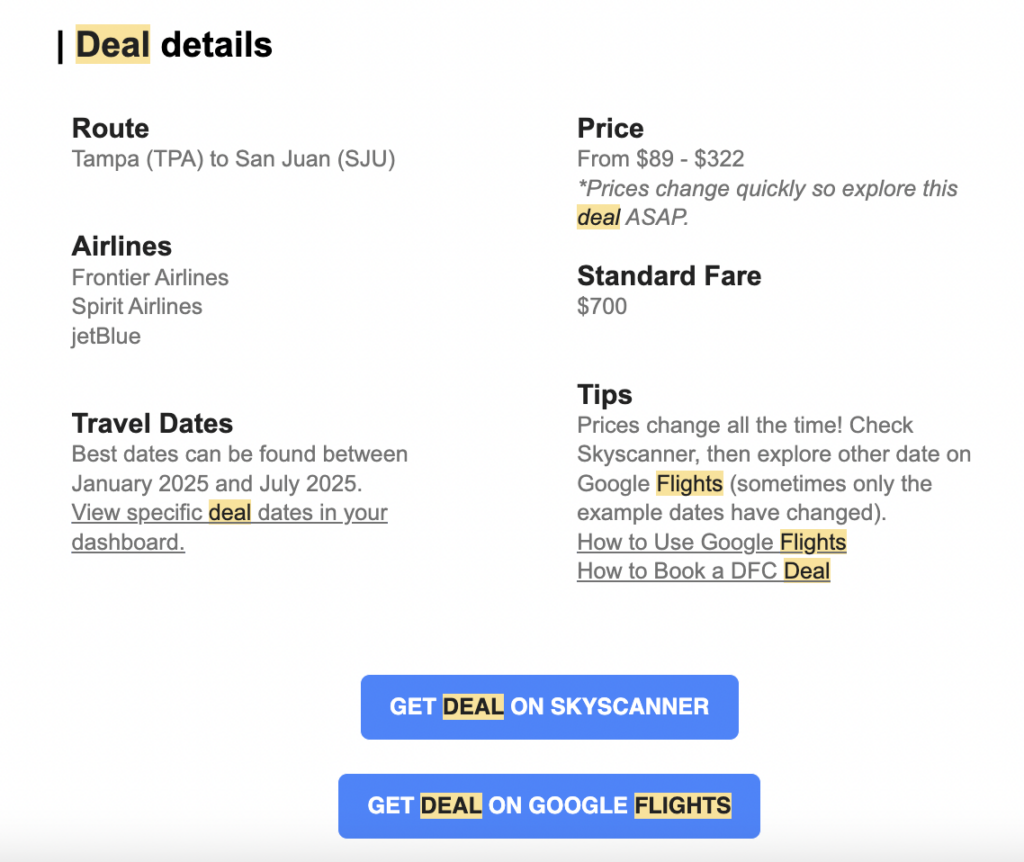 Dollar Flight Club deal alert | best time to book flights | when is the best time to buy international flights​