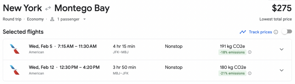 Dollar Flight Club Deals: Flights from New York (JFK) to Montego Bay (MBJ) start at $350.