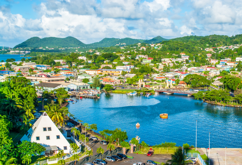 St. Lucia town