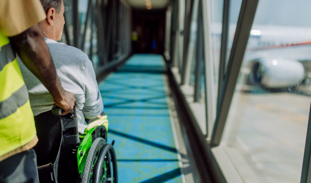 wheelchair at airport