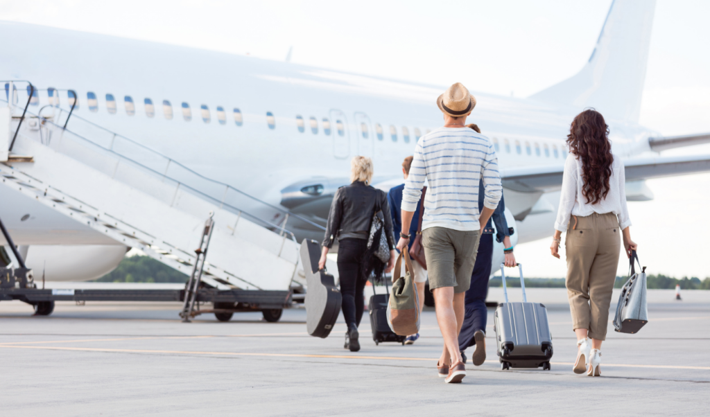 plane boarding