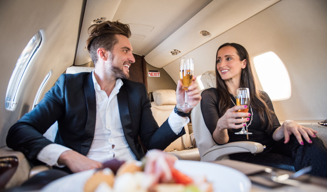 business class flight