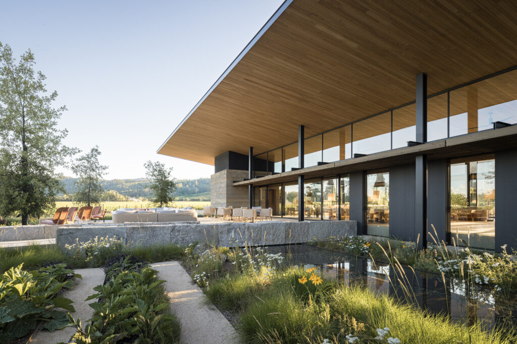 Mondavi winery water element